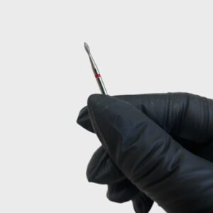 ראש מניקור יהלום טיפה אדום 0.16 M"M