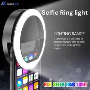 מיני טבעת סלפי רינגלייט RGB